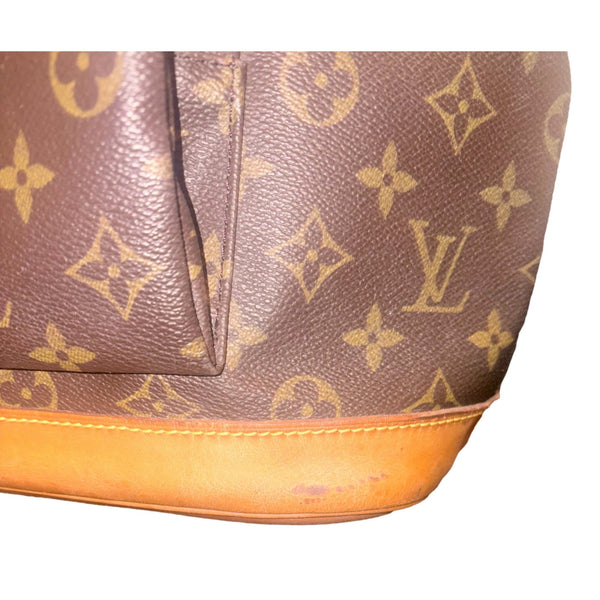 Louis Vuitton Monogram Canvas Montsouris GM Drawstring Backpack in Brown Monogram, authentic pre-loved handbag, image 8