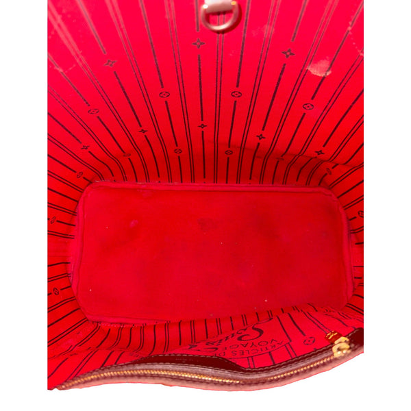 Louis Vuitton Neverfull MM Damier Ebene Coated Canvas Cherry Tote Bag – product photo 4