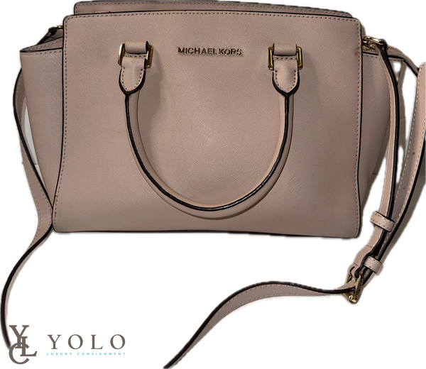 Michael Kors Leather Selma Medium Satchel — primary product view