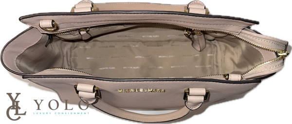 Michael Kors Leather Selma Medium Satchel — product detail 1