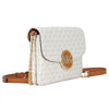 Michael Kors Fulton Flap Signature Vanilla Flap Crossbody