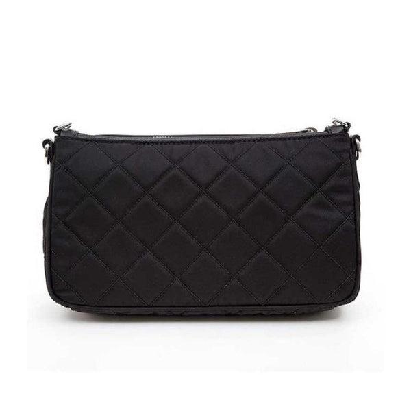 Prada Black Tessuto Nylon Quilted Chain Crossbody Bag — photo 4