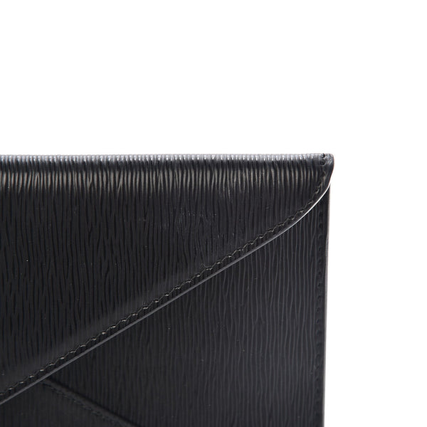 Prada Black Vitello Move Leather Long Envelope Wallet in Black, authentic new wallet, image 3