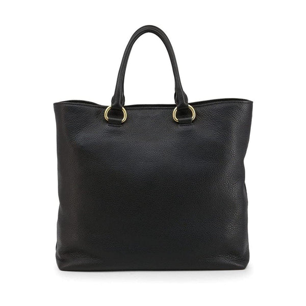 Prada Black Vitello Phenix Leather Shopping Tote Bag in Black, authentic new handbag, image 8