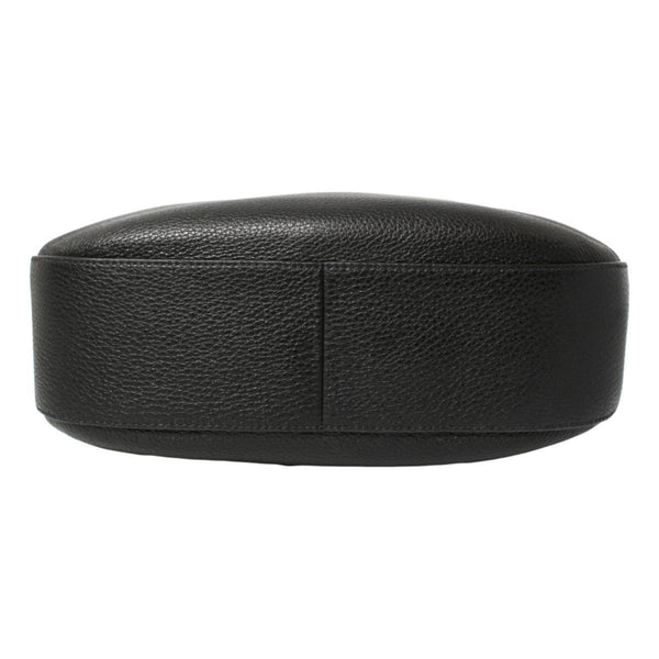 Prada Black Vitello Phenix Leather Web Stripe Strap Crossbody in Black, authentic new handbag, image 5