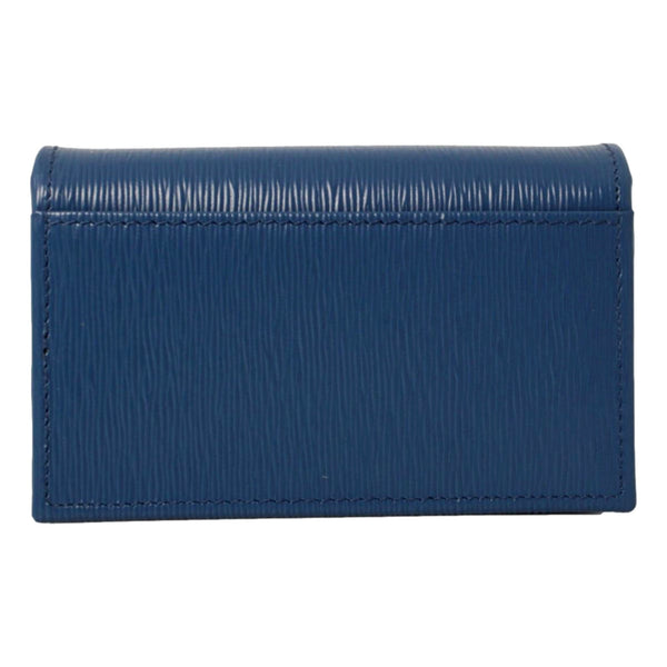 Prada Blue Vitello Move Leather Triangle Logo Card Case Wallet in Cobalto Blue, authentic new wallet, image 7