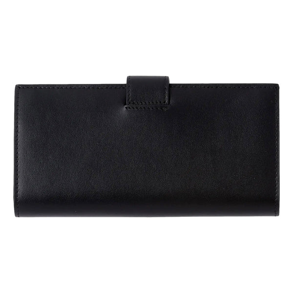 Prada City Smooth Calfskin Long Wallet in Nero Black in Black, authentic new wallet, image 3