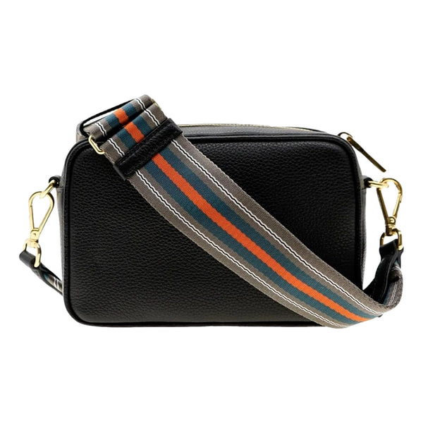 Prada Vitello Phenix Black Leather Crossbody Bag in Black, authentic new handbag, image 4