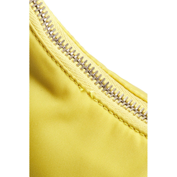 Prada Re-Edition 2005 Cedro yellow nylon shoulder bag zipper view