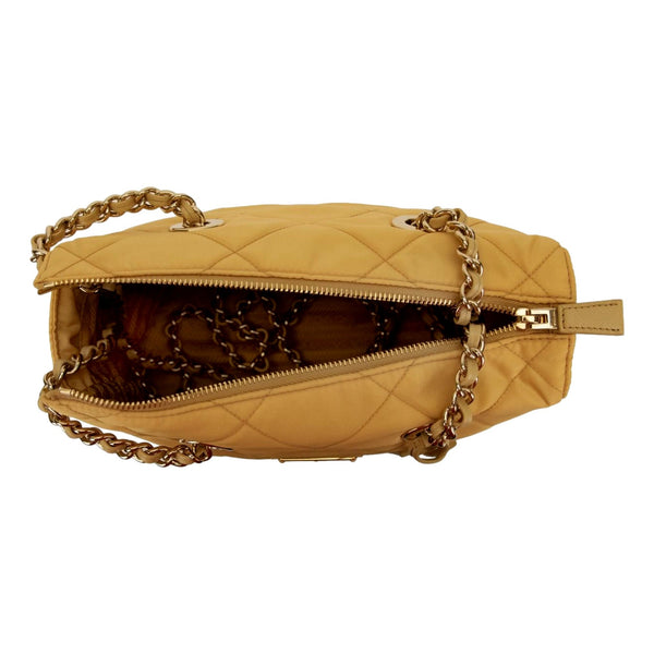 Prada Re-Edition Maize Yellow 1995 Chaine Re-Nylon Tote Bag in Maize Yellow, authentic new handbag, image 3