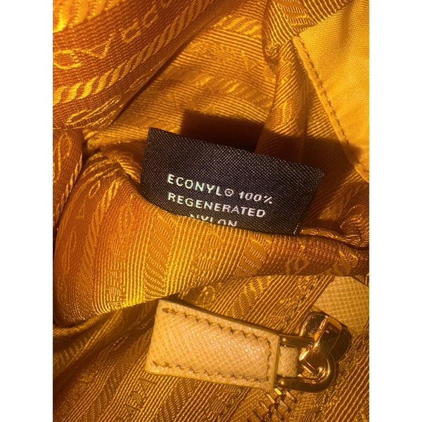 Prada Re-Edition Maize Yellow 1995 Chaine Re-Nylon Tote Bag in Maize Yellow, authentic new handbag, image 7