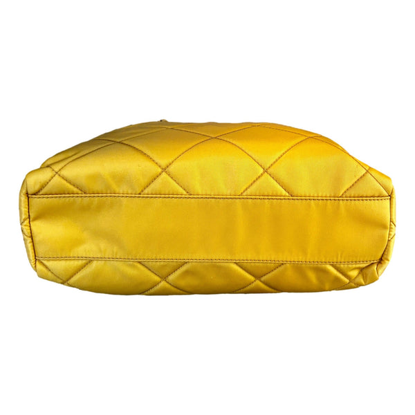 Prada Re-Edition Maize Yellow 1995 Chaine Re-Nylon Tote Bag in Maize Yellow, authentic new handbag, image 4