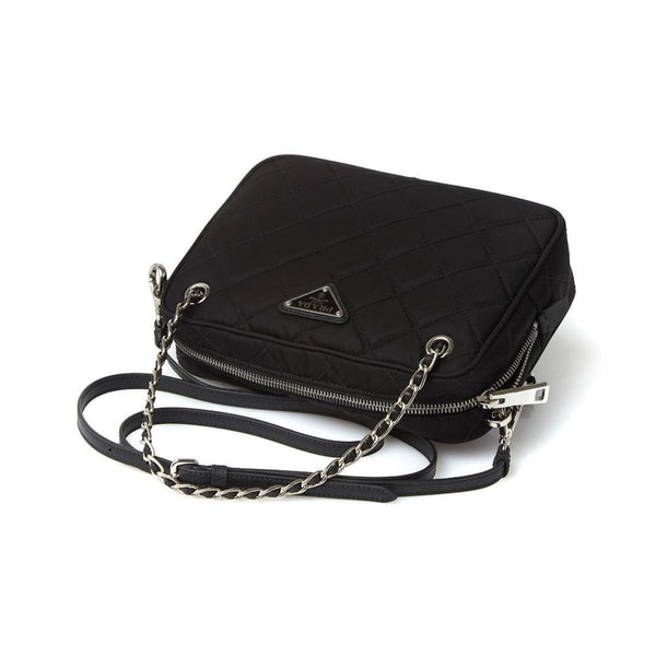 Prada Re-Edition Nylon Quilted Black Triangle Logo Crossbody Bag in Black, authentic new handbag, image 5