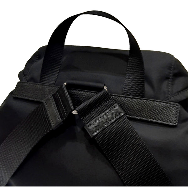 Prada Re-Nylon Black Drawstring Small Rucksack Backpack in Black, authentic new handbag, image 5