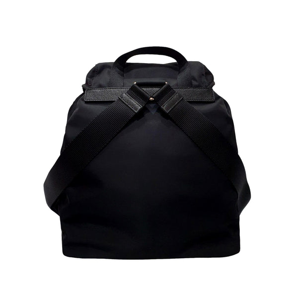 Prada Re-Nylon Black Drawstring Small Rucksack Backpack in Black, authentic new handbag, image 3