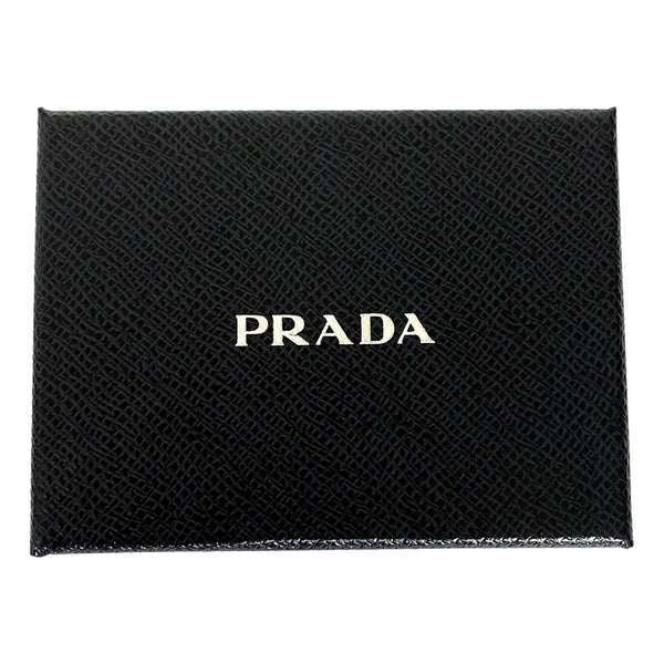 Prada Saffiano Baltico Blue Leather Gold Logo Bifold Snap Wallet in Baltico Blue, authentic new wallet, image 6