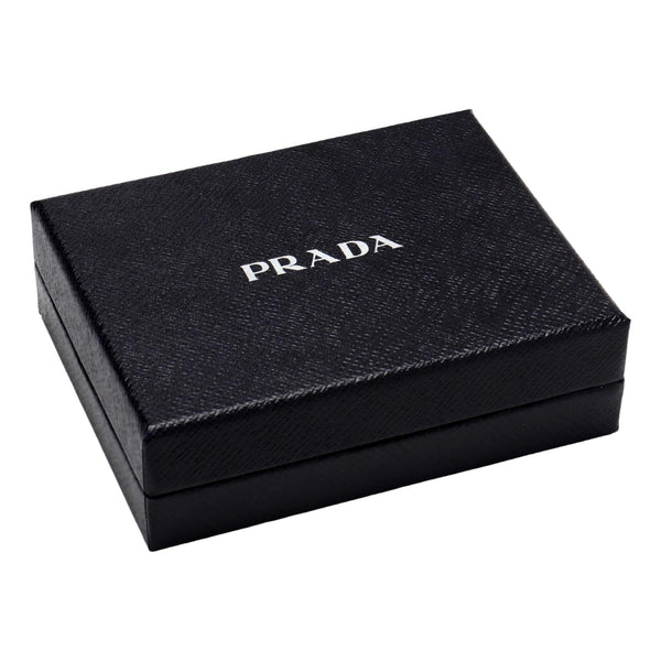 Prada Saffiano Yellow Leather Card Case Wallet in Yellow, authentic new wallet, image 7