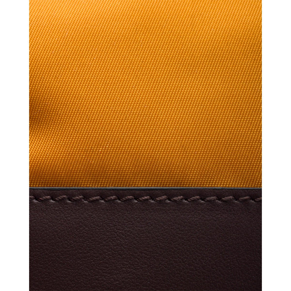 Prada Speedrock Re-Nylon Ambra Orange Nylon Leather Smartphone Holder Pouch Bag – detail view 4