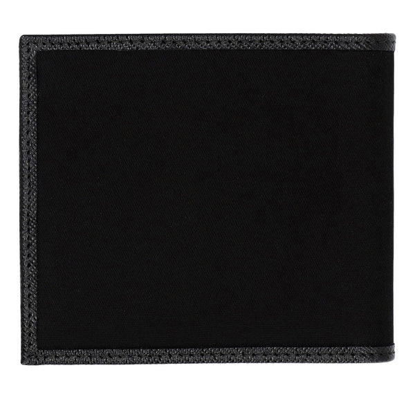 Prada Tessuto Nylon Black Saffiano Trim Bifold Wallet Triangle Logo in Black, authentic new wallet, image 3