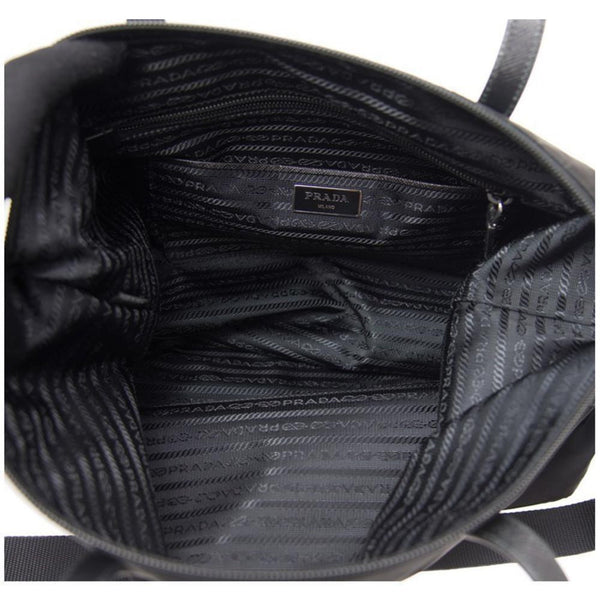 Prada Tessuto Nylon Black Convertible Shopping Tote in Black, authentic new handbag, image 6