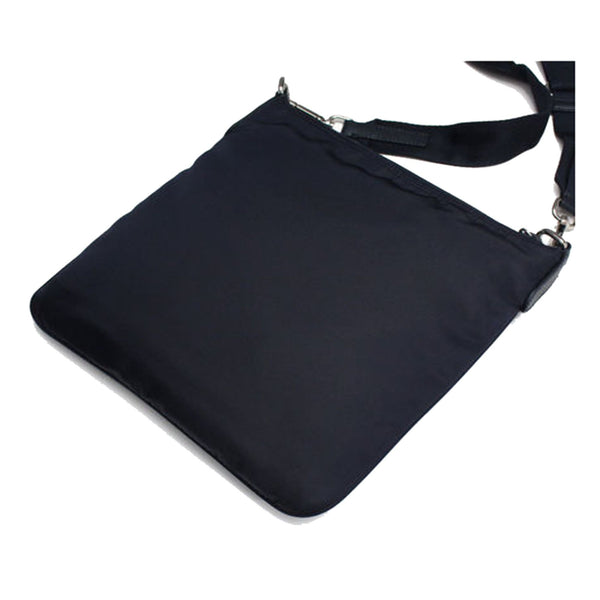 Prada Re-Nylon Tessuto Messenger Crossbody Bag Black in Black, authentic new handbag, image 5