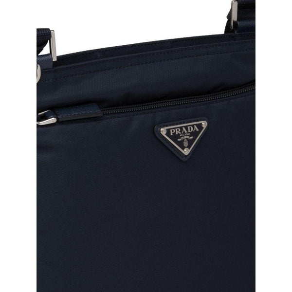 Prada Tessuto Saffiano Black Messenger Bag Cross Body in Black, authentic new handbag, image 11
