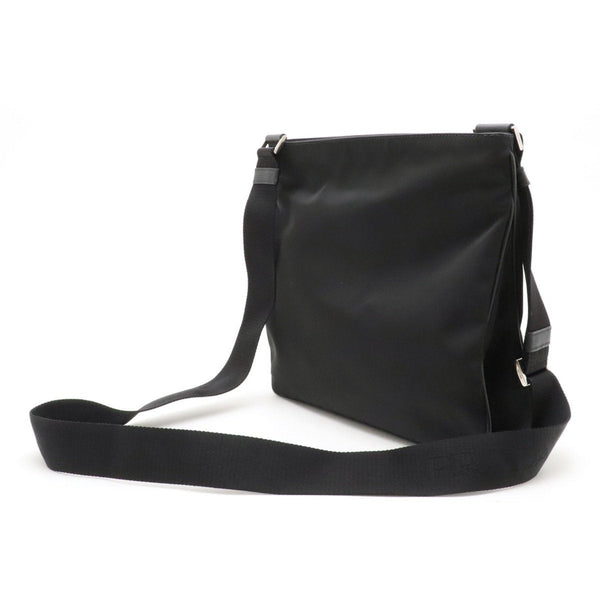 Prada Tessuto Saffiano Black Messenger Bag Cross Body in Black, authentic new handbag, image 7