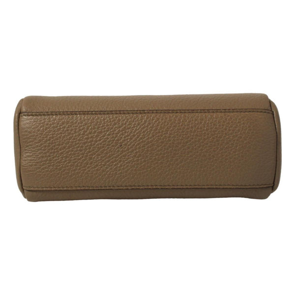 Prada Vitello Daino Argilla Grey Leather Cosmetic Pouch in Argilla Grey, authentic new handbag, image 5