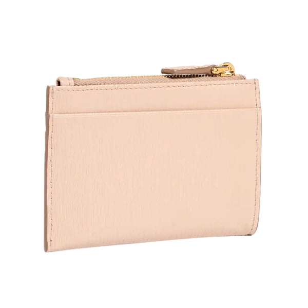 Prada Vitello Move Cipria Beige Leather Card Holder Wallet in Cipria Beige, authentic new wallet, image 4