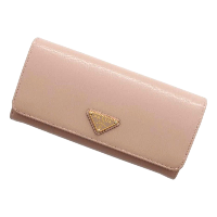 Prada Vitello Move Cipria Beige Leather Continental Long Wallet Gold Triangle Logo – detail view 9