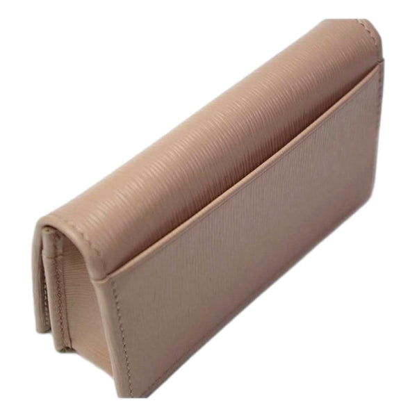 Prada Vitello Move Mini Cardholder Wallet Cipria Beige Leather in Cipria Beige, authentic new wallet, image 3