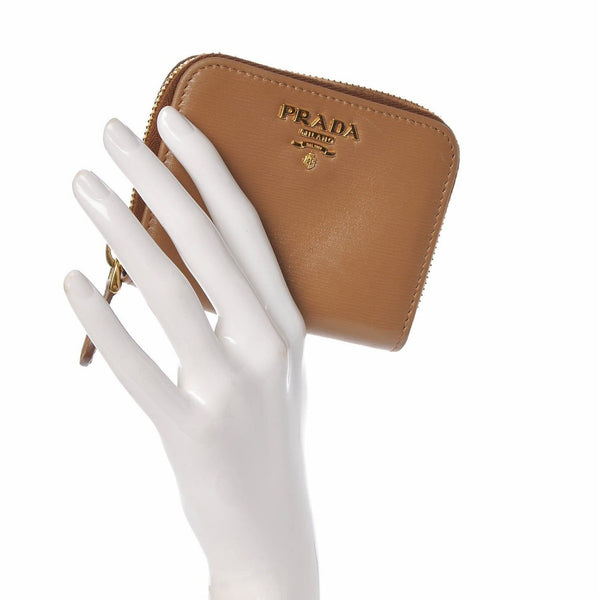 Prada Vitello Move Cipria Beige Leather Zip Around Wallet in Cipria Beige, authentic new wallet, image 5