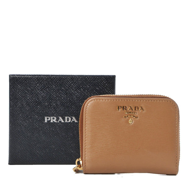Prada Vitello Move Cipria Beige Leather Zip Around Wallet in Cipria Beige, authentic new wallet, image 6