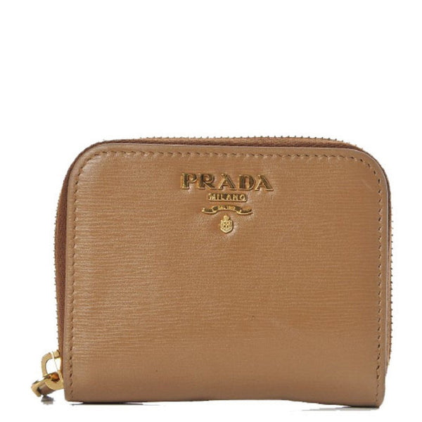 Prada Vitello Move Cipria Beige Leather Zip Around Wallet in Cipria Beige, authentic new wallet, image 1