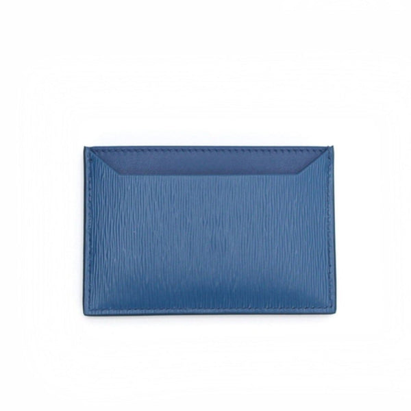Prada Vitello Move Cobalt Blue Leather Small Card Case Wallet in Blue, authentic new wallet, image 7