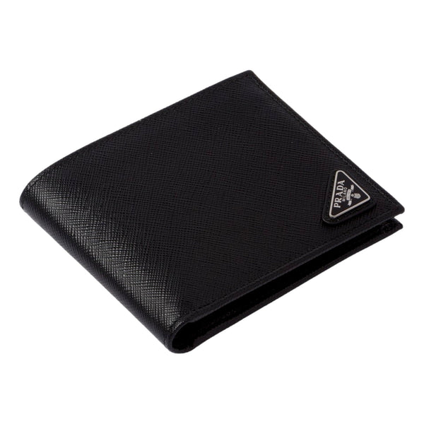 Prada Black Saffiano Leather Wallet with Coin Purse in Nero Black, authentic new wallet, image 5
