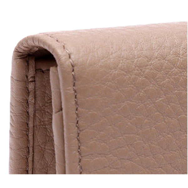 Prada Beige Leather Cardholder Wallet Vitello Grain in Cammeo Beige, authentic new wallet, image 5