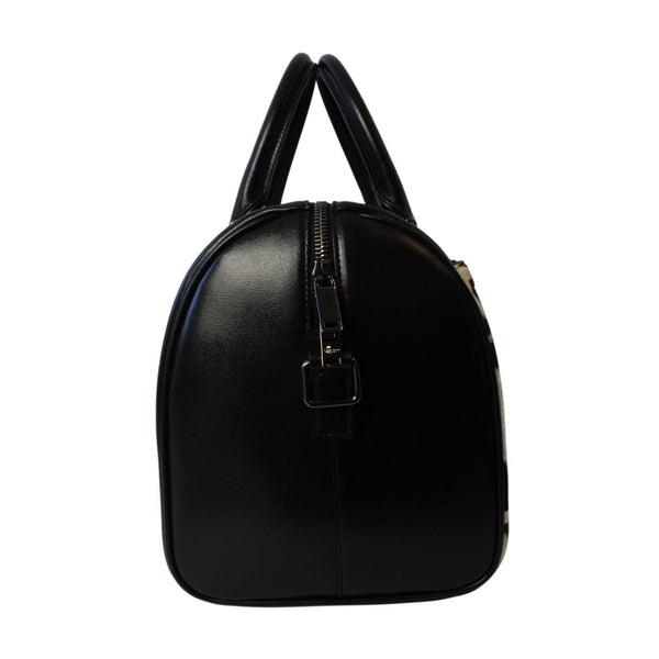 Saint Laurent 12 Hour Calfskin Leather Pony Hair Duffle Bag in Black, authentic new handbag, image 11