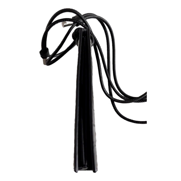 Saint Laurent Croc Embossed Black Lanyard Card Case Wallet in Black, authentic new wallet, image 6