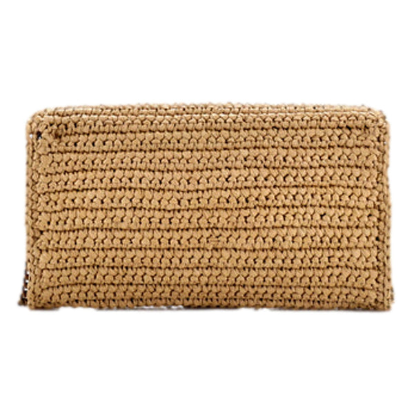 Saint Laurent Kate 99 Beige Raffia Crossbody Bag with Tassel in Beige, authentic new handbag, image 5