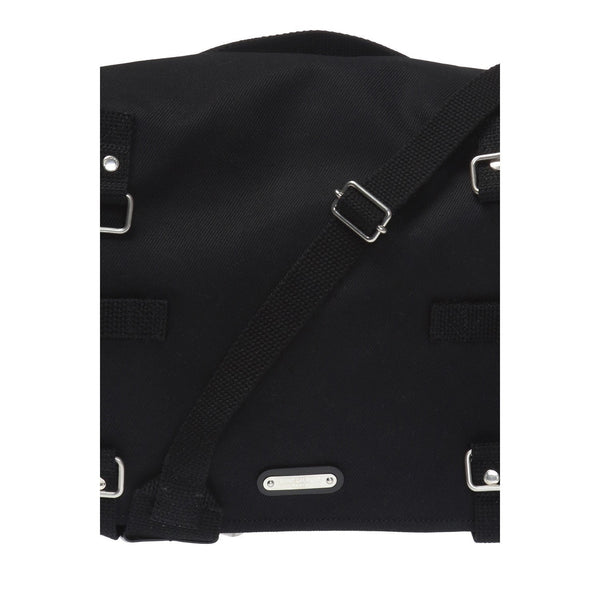 Saint Laurent Sac Army Black Canvas Messenger Bag in Black, authentic new handbag, image 4