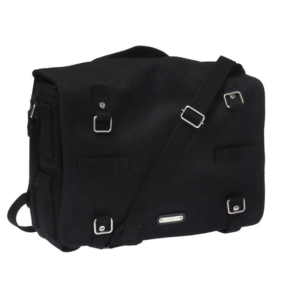 Saint Laurent Sac Army Black Canvas Messenger Bag in Black, authentic new handbag, image 5
