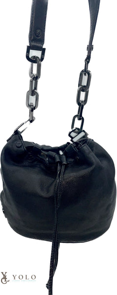 Tory Burch Leather Drawstring Crossbody Bag — primary product view