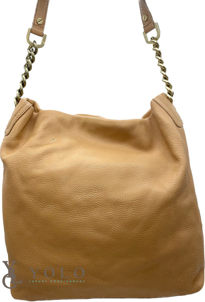 Tory Burch Leather Slouchy Hobo Bag — product detail 4