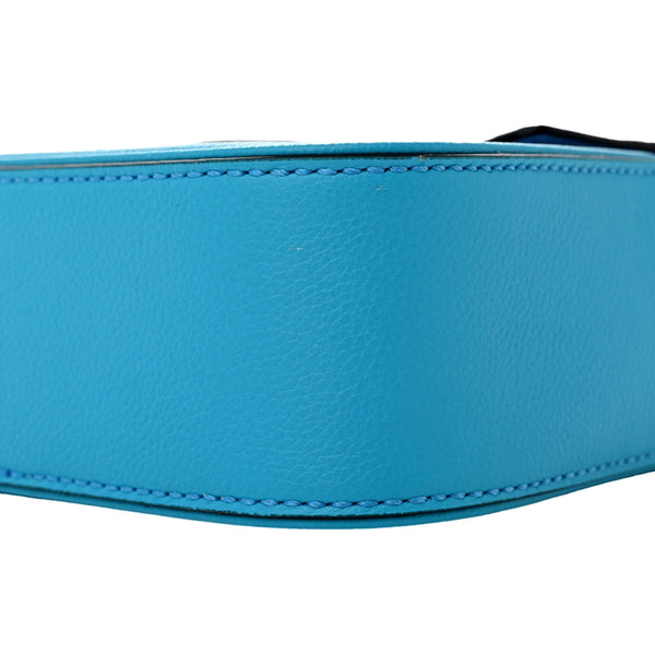 Versace Blue La Medusa Mini Top-Handle Bag Leather Crossbody in Blue, authentic new handbag, image 5