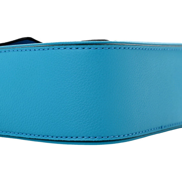 Versace Blue La Medusa Mini Top-Handle Bag Leather Crossbody in Blue, authentic new handbag, image 6