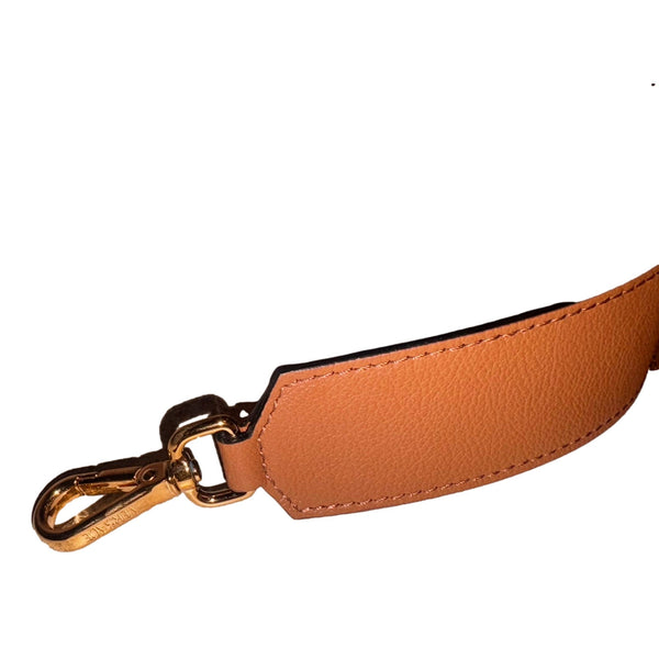 Versace La Medusa Vitello Leather Half Moon Crossbody Bag Summer in Summer Nude and Brown, authentic new handbag, image 10