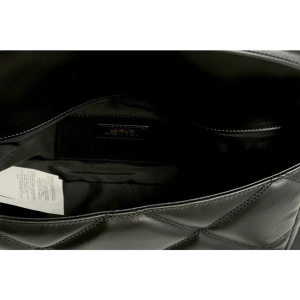 Versace La Medusa Quilted Black Calfskin Leather Crossbody Bag Gold Chain in Black, authentic new handbag, image 6