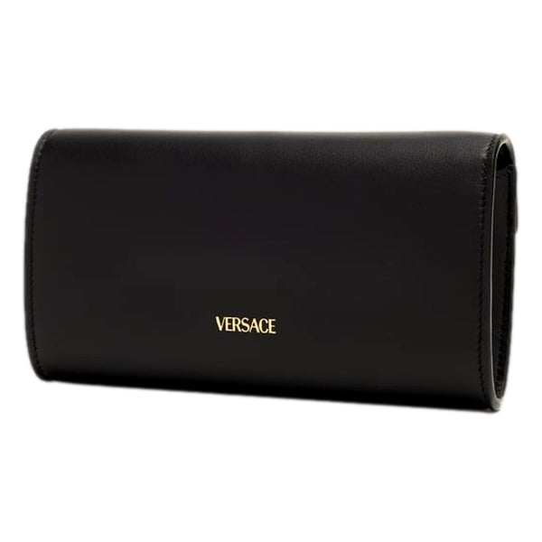 Versace Medusa 95 Small Black Wallet on Chain Crossbody Bag in Black, authentic new handbag, image 2