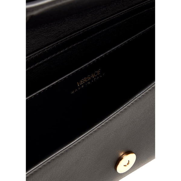 Versace Medusa 95 Small Black Wallet on Chain Crossbody Bag in Black, authentic new handbag, image 5